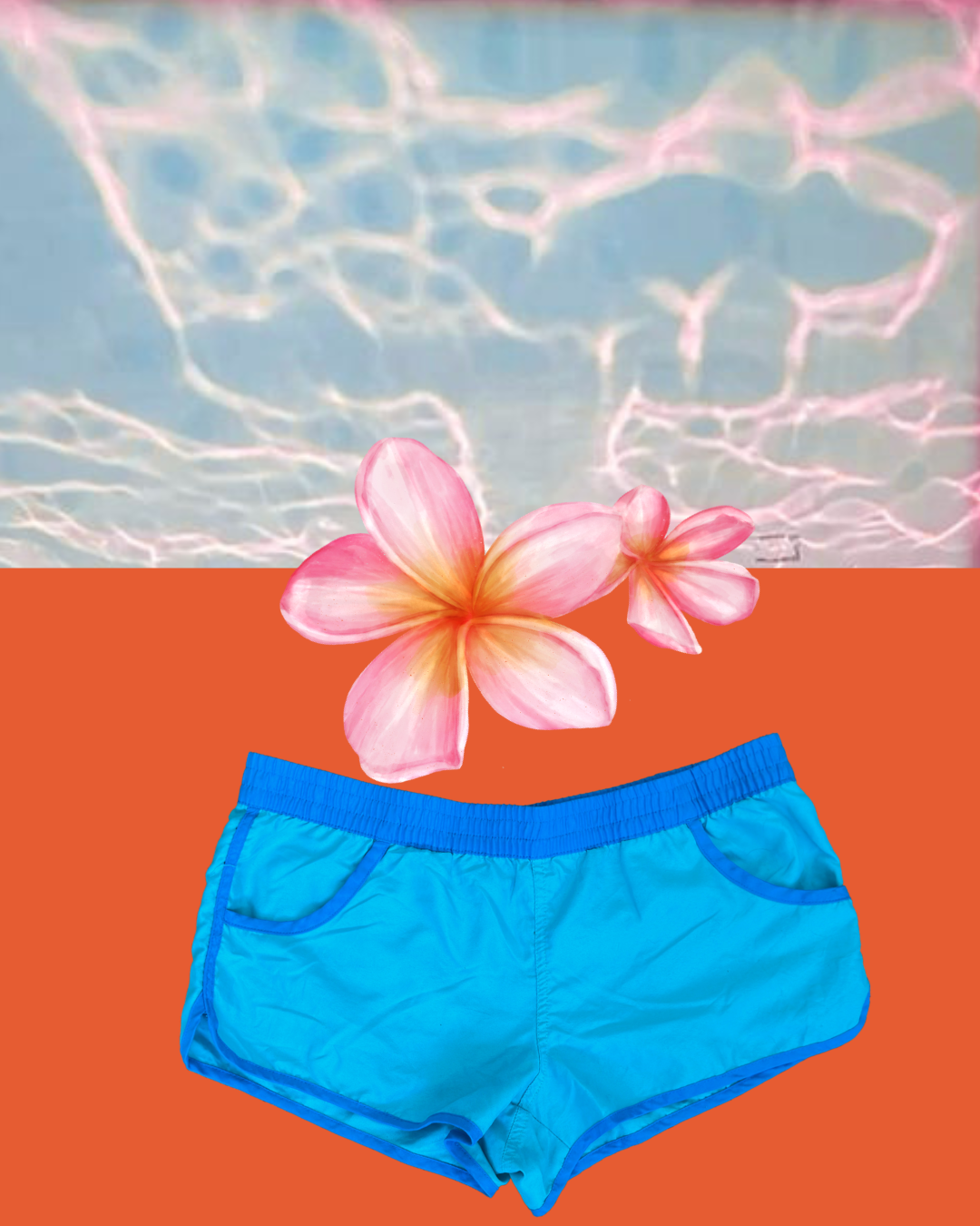 Teal Micro Shorts